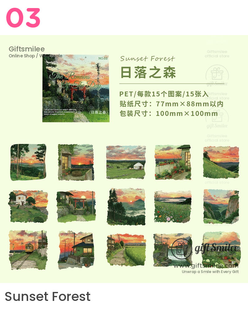 一天結束貼紙包 | KS-SA-4203 
