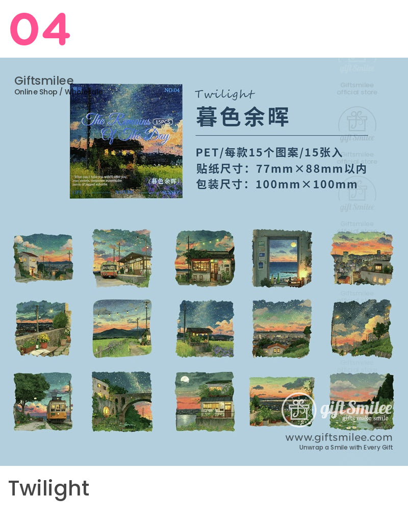 一天結束貼紙包 | KS-SA-4203 