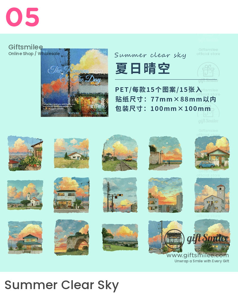 一天結束貼紙包 | KS-SA-4203 