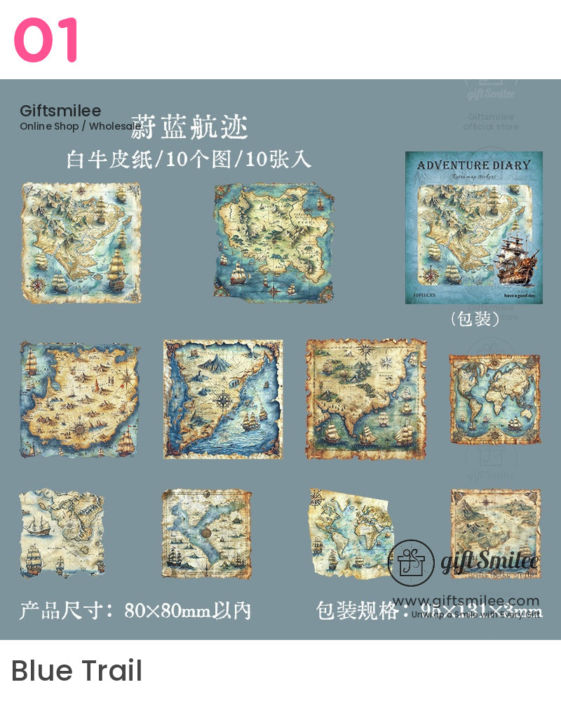 冒險日記貼紙 | KS-SA-4207 