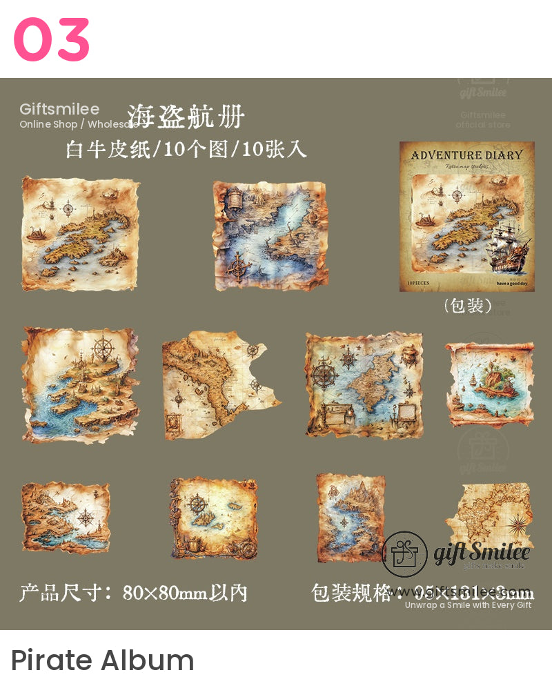 冒險日記貼紙 | KS-SA-4207 