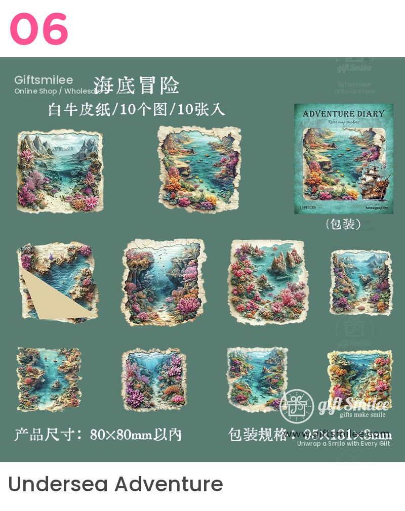 冒險日記貼紙 | KS-SA-4207 