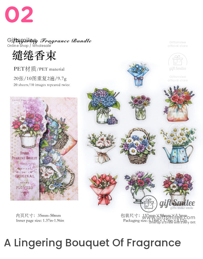 黃昏花園貼紙包 | KS-SA-4220 