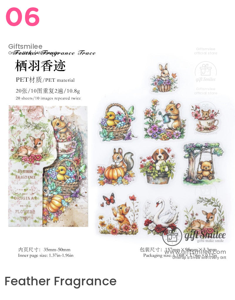 黃昏花園貼紙包 | KS-SA-4220 