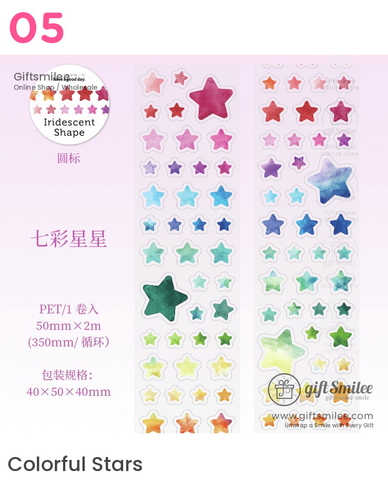 彩色形狀貼紙 | KS-SA-4222 