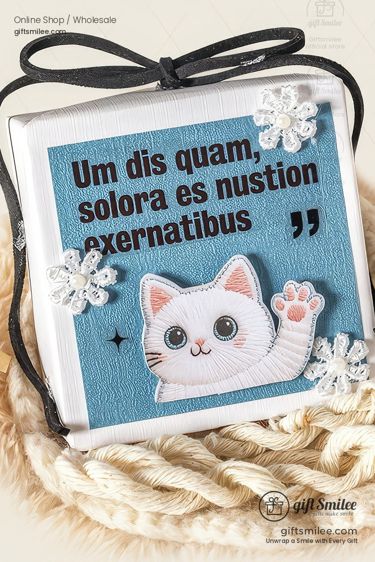 Embroidery-Textured Felt Self-Adhesive Cat Dog Motifs Sticker Set | KS-SA-4256