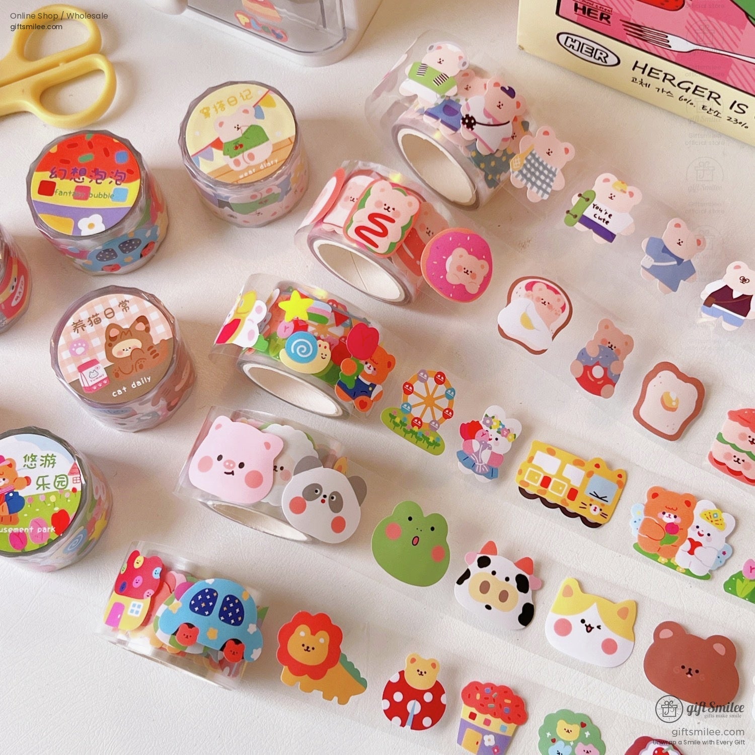 Transparent And Waterproof Sticker Roll Set | KS-SA-4271