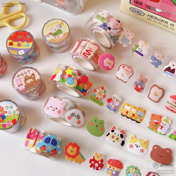 Transparent And Waterproof Sticker Roll Set | KS-SA-4271