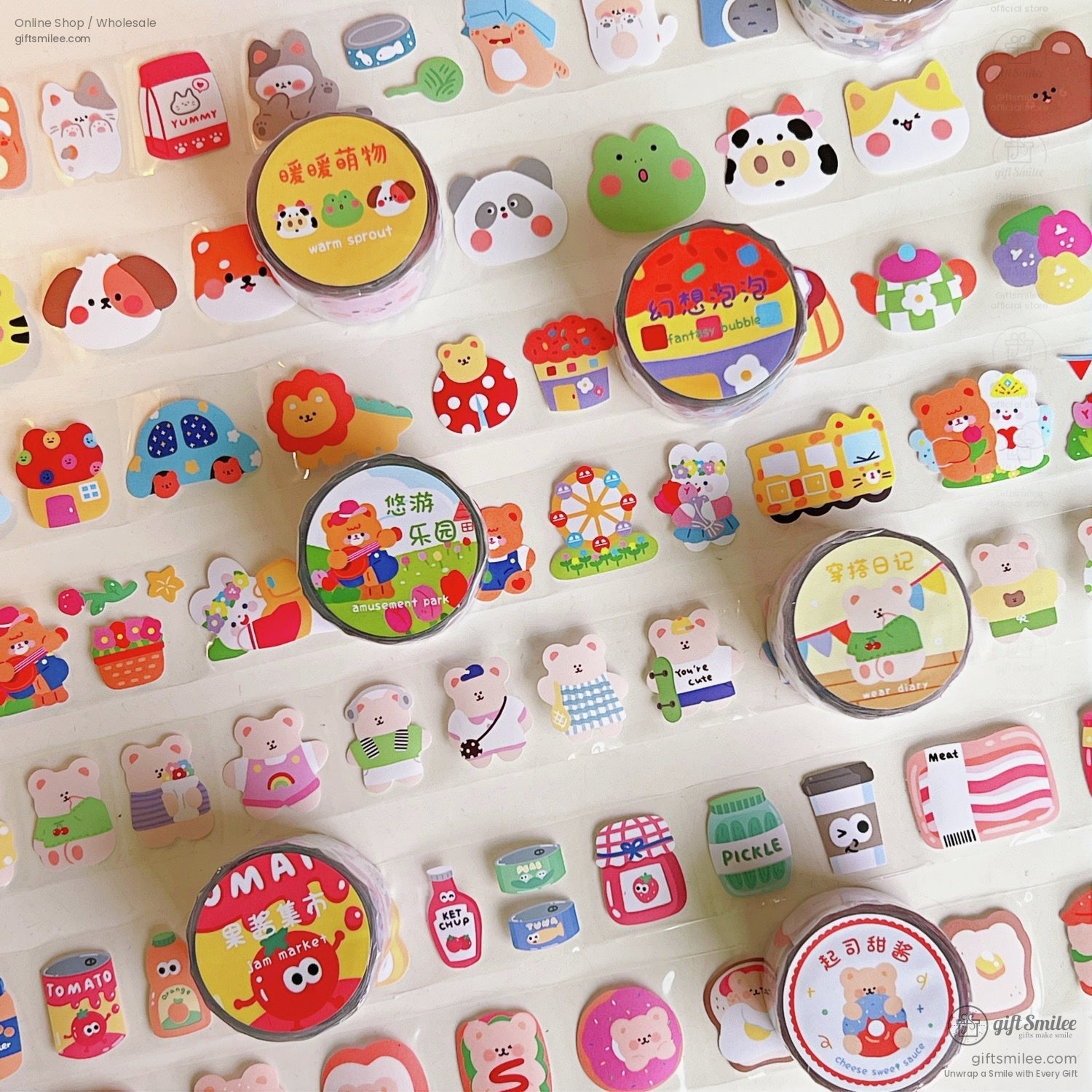 Transparent And Waterproof Sticker Roll Set | KS-SA-4271