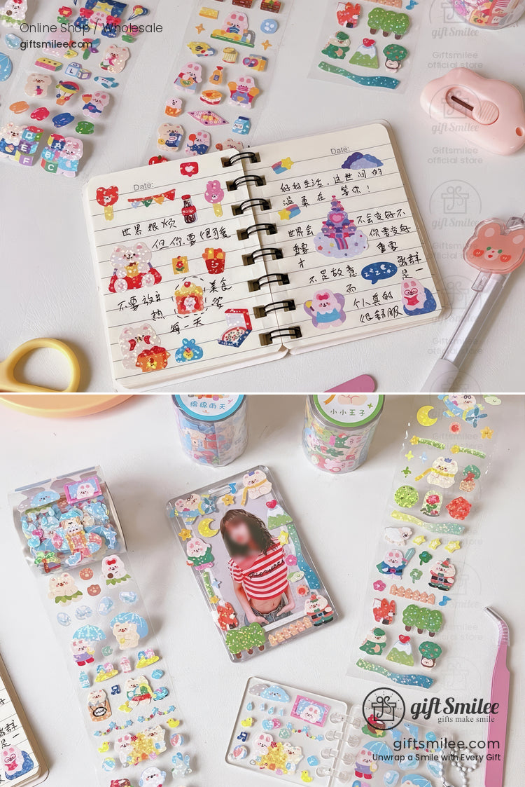 Transparent And Waterproof Sticker Roll Set | KS-SA-4271