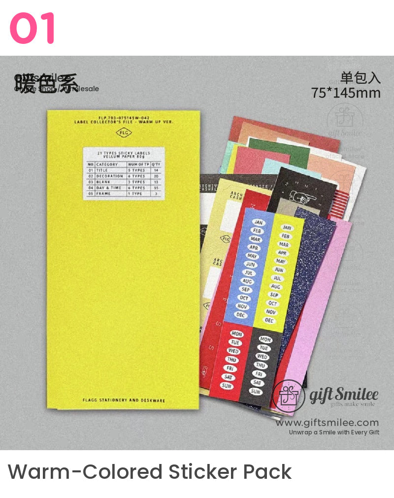 Label Label Sticker Pack | KS-SA-4273