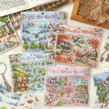 Landscaping 3D Scene Stickers | KS-SA-4276