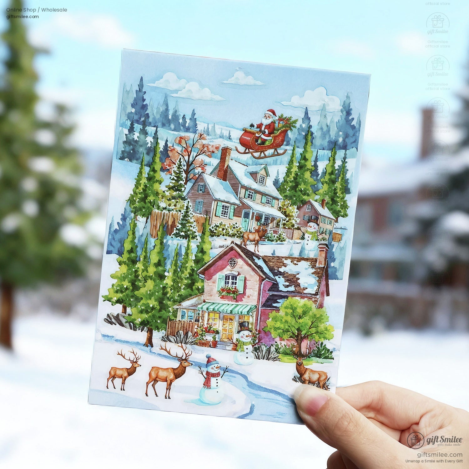 Landscaping 3D Scene Stickers | KS-SA-4276