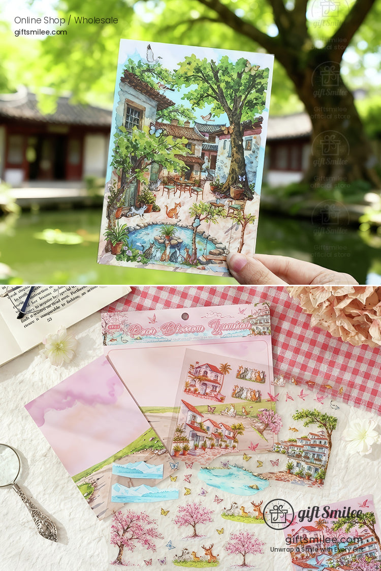 Landscaping 3D Scene Stickers | KS-SA-4276
