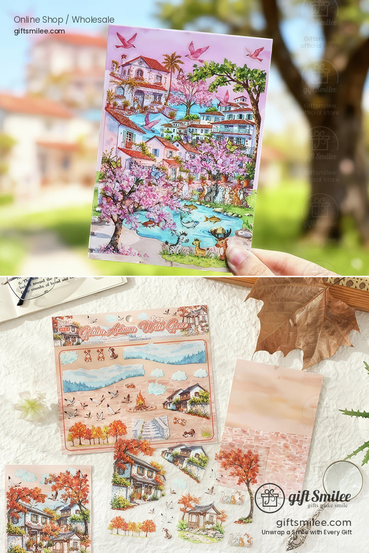 Landscaping 3D Scene Stickers | KS-SA-4276