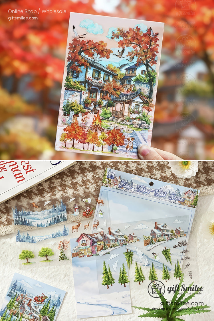 Landscaping 3D Scene Stickers | KS-SA-4276