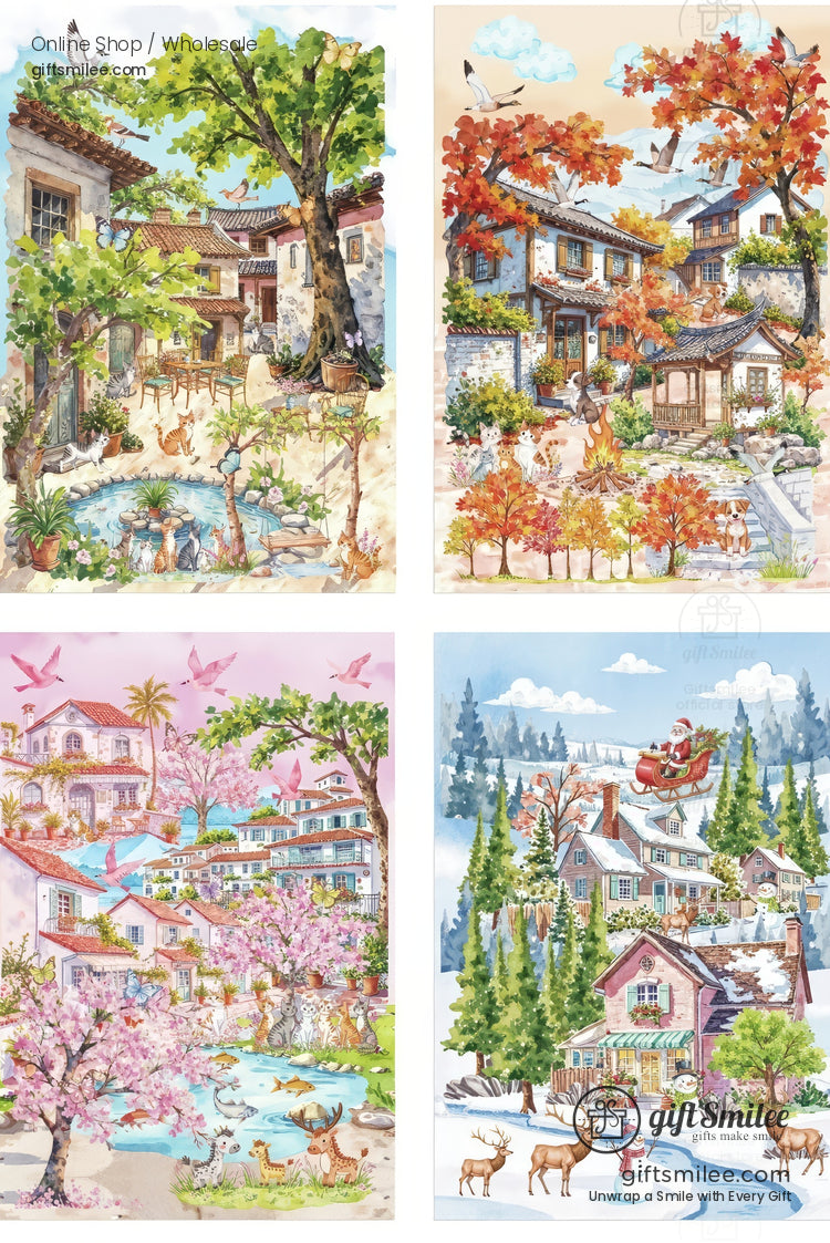 Landscaping 3D Scene Stickers | KS-SA-4276