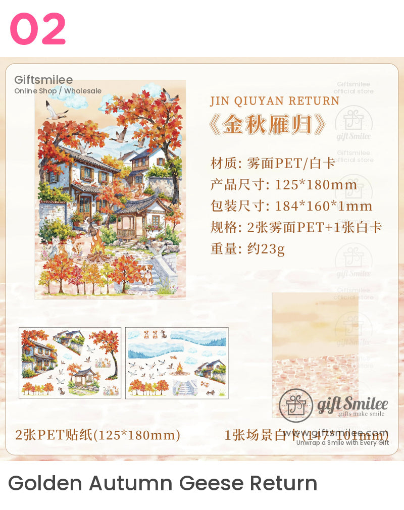 Landscaping 3D Scene Stickers | KS-SA-4276