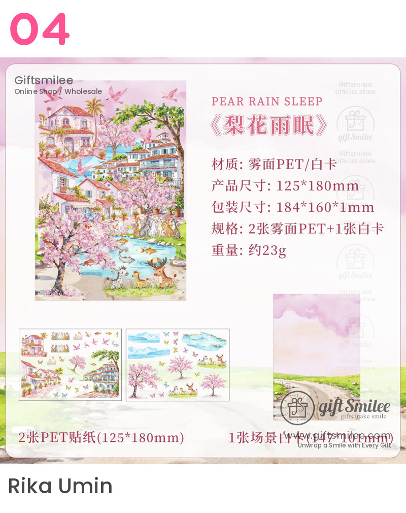 Landscaping 3D Scene Stickers | KS-SA-4276