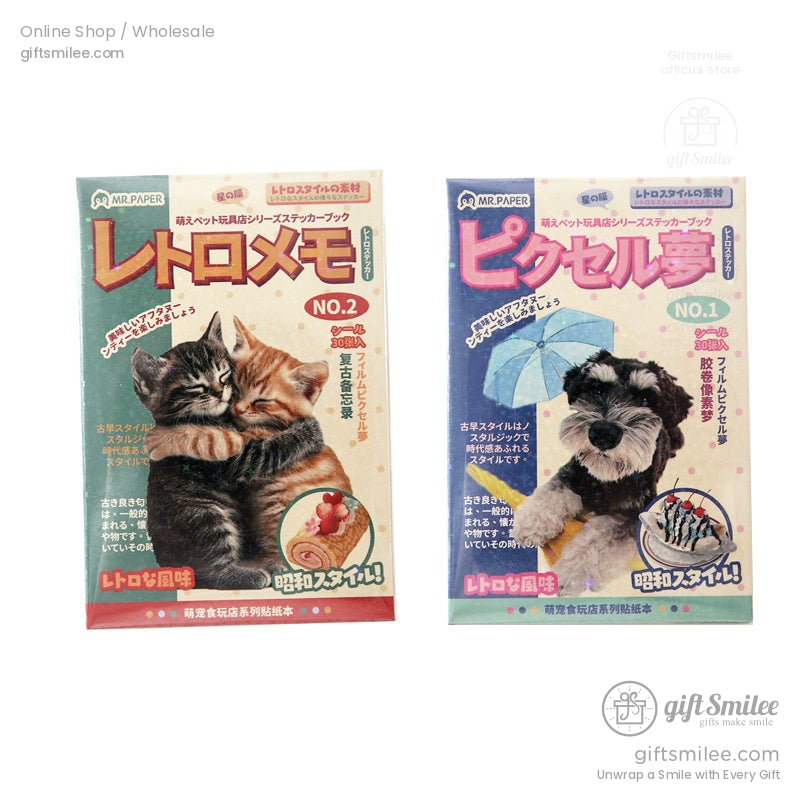 Cute Pet Food And Toy Store Sticker Book | KS-SA-4277