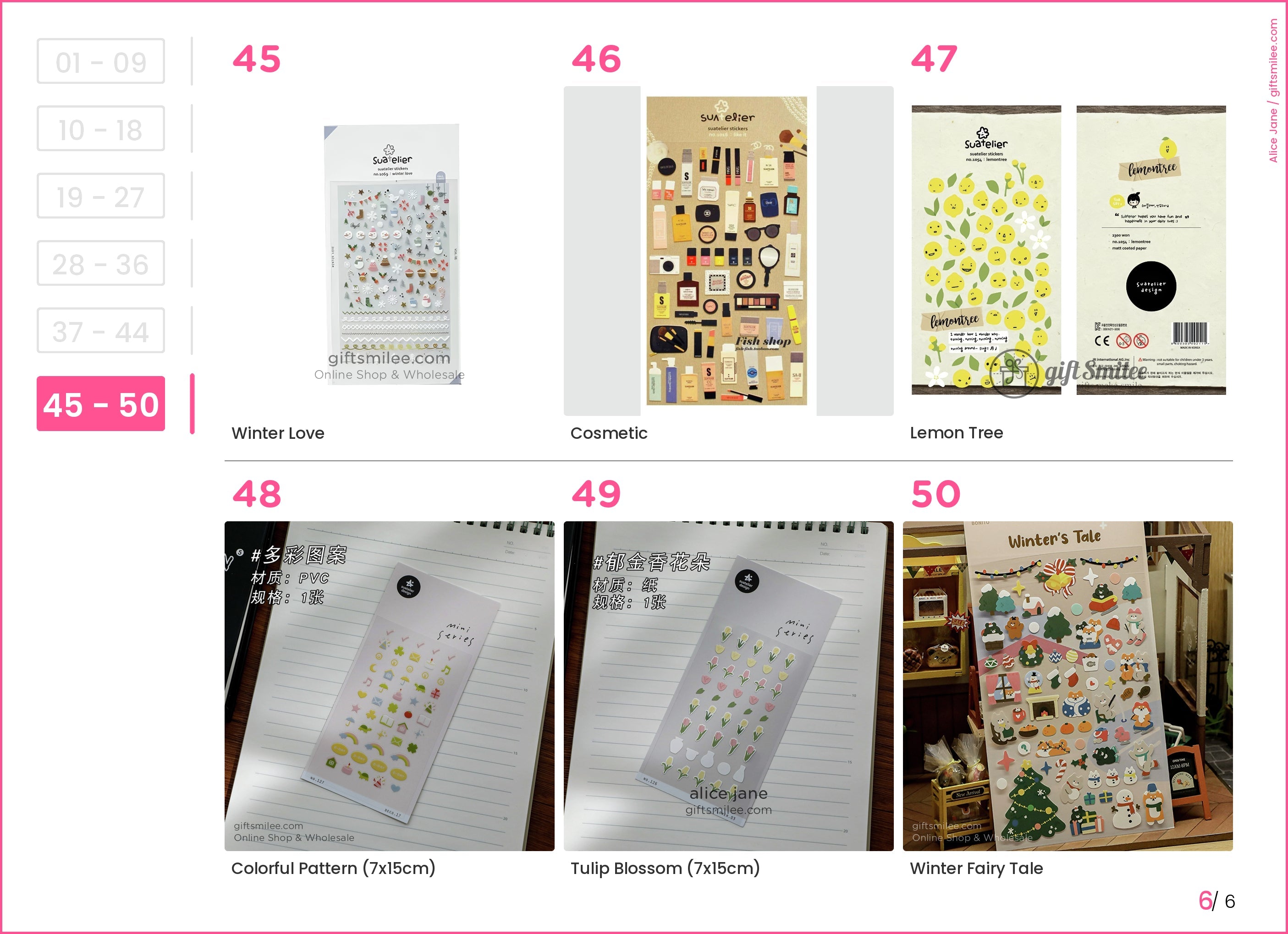 Suatelier Store Decorative Stickers | KS-SA-4278