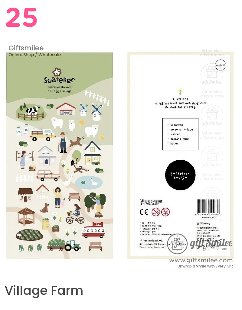 Suatelier Store Decorative Stickers | KS-SA-4278