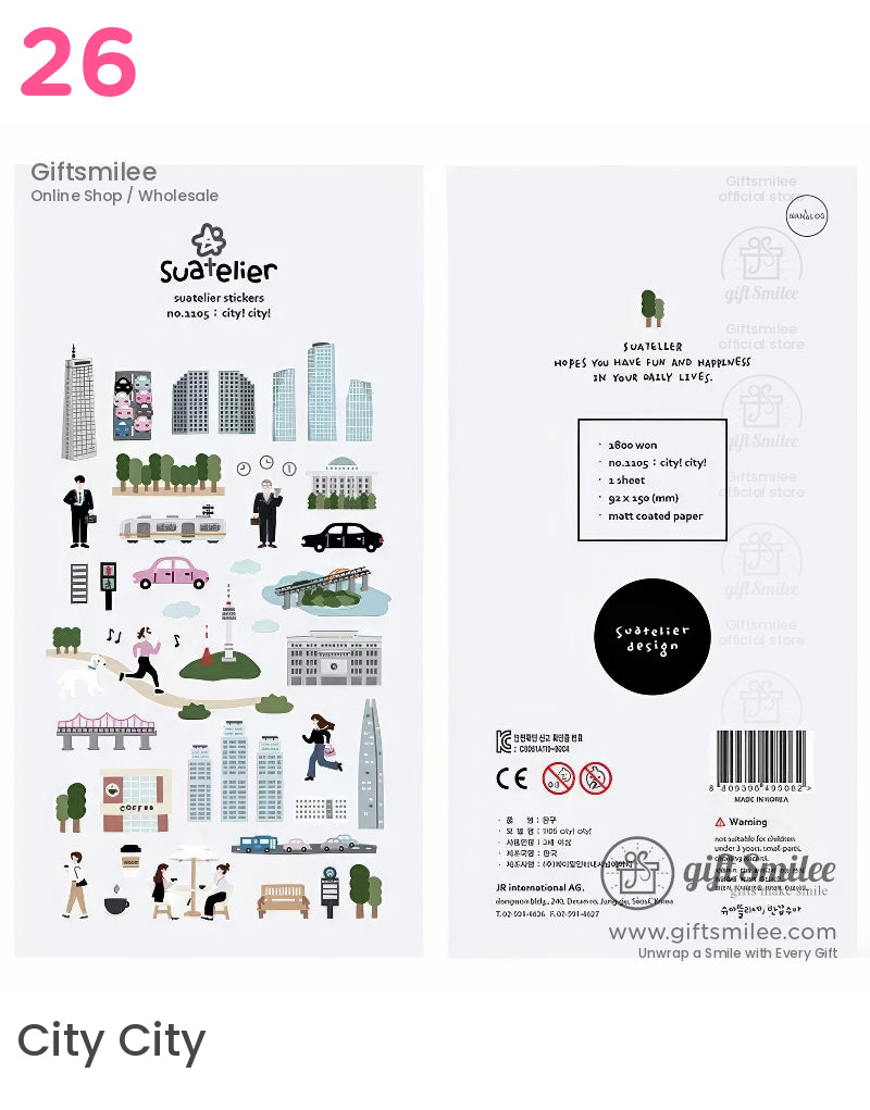 Suatelier Store Decorative Stickers | KS-SA-4278