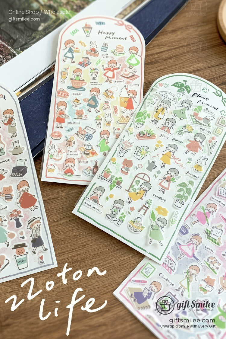 Lines And Color Blocks Sticker Sheets | KS-SA-4279