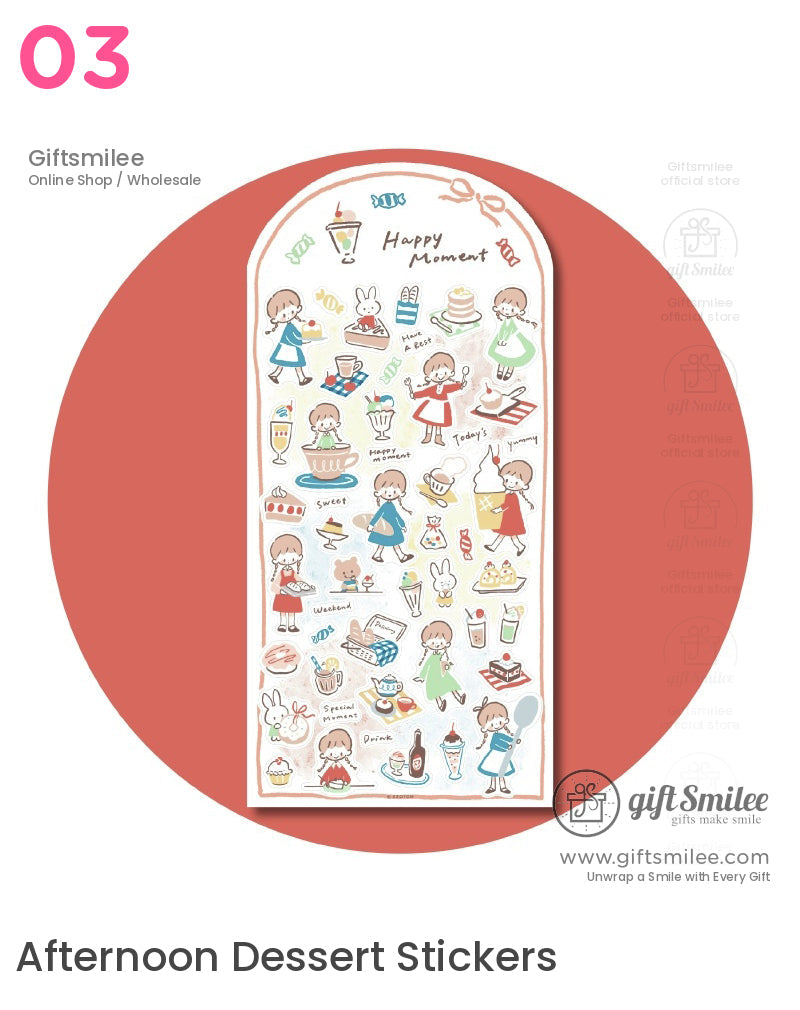 Lines And Color Blocks Sticker Sheets | KS-SA-4279