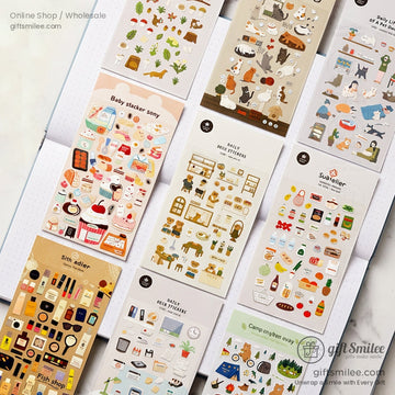 Epoxy Puffy Glossy 3D Sticker Sheet | KS-SA-4281