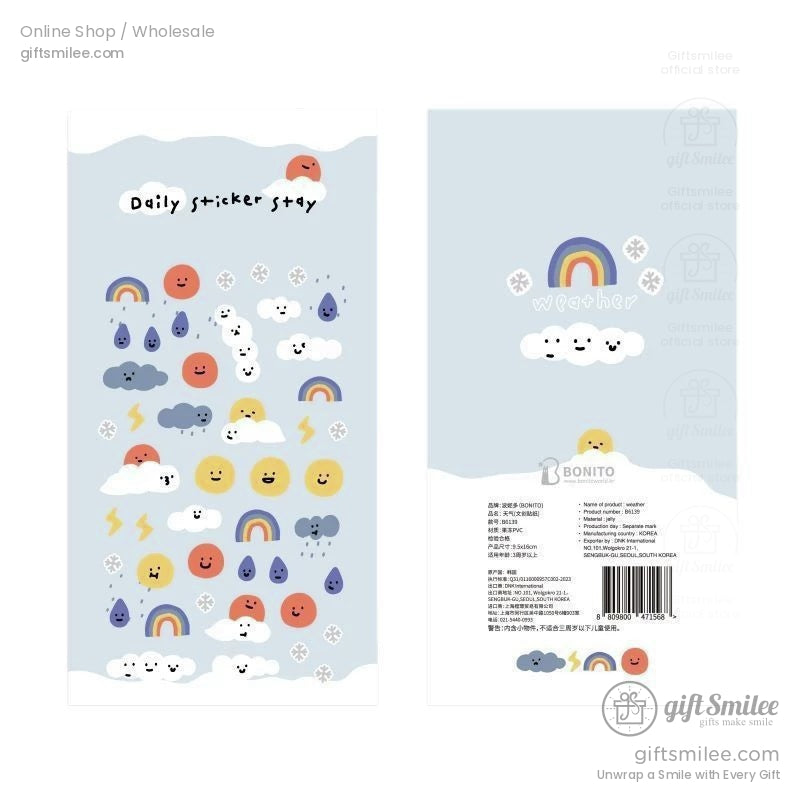Epoxy Puffy Glossy 3D Sticker Sheet | KS-SA-4281
