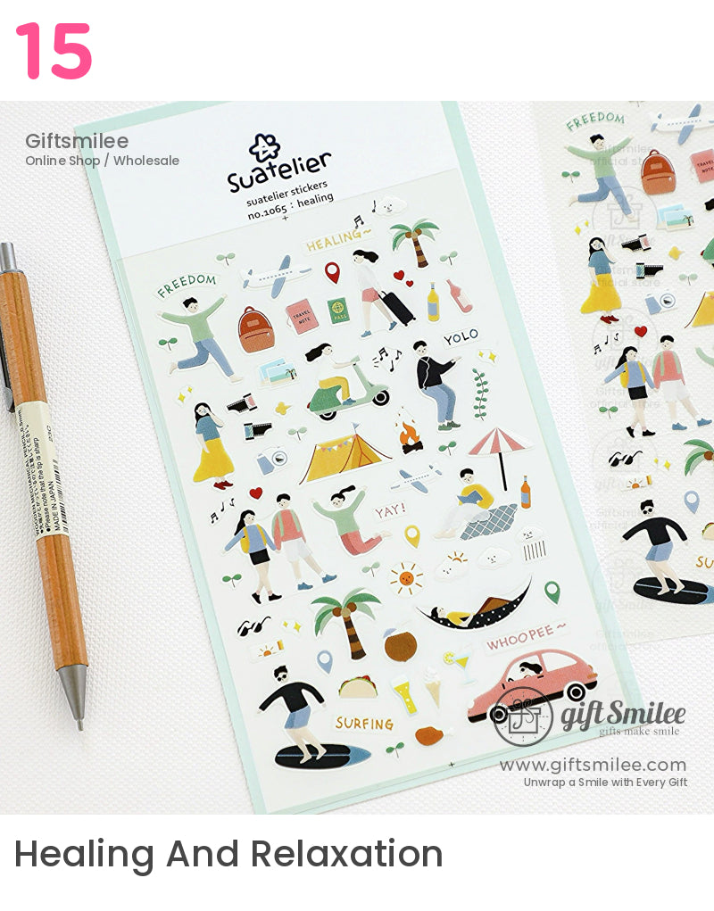 Epoxy Puffy Glossy 3D Sticker Sheet | KS-SA-4281
