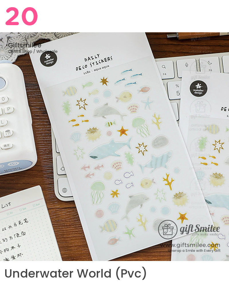 Epoxy Puffy Glossy 3D Sticker Sheet | KS-SA-4281