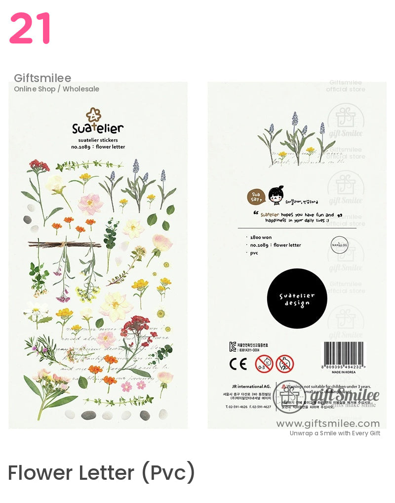 Epoxy Puffy Glossy 3D Sticker Sheet | KS-SA-4281