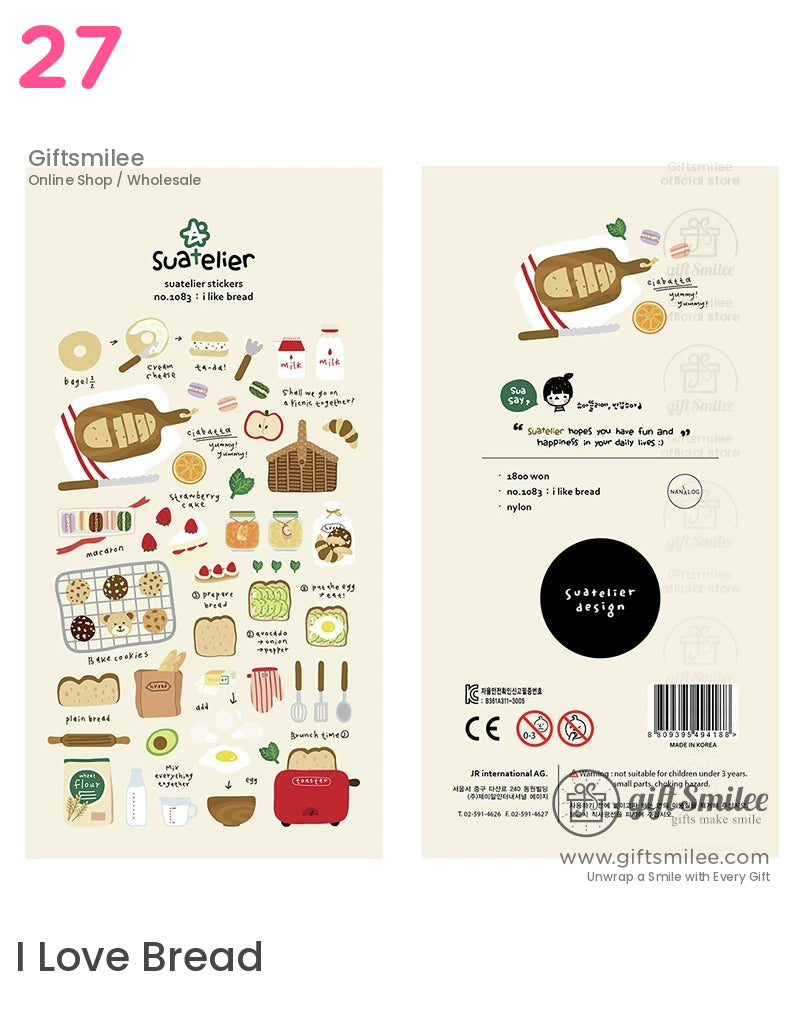 Epoxy Puffy Glossy 3D Sticker Sheet | KS-SA-4281