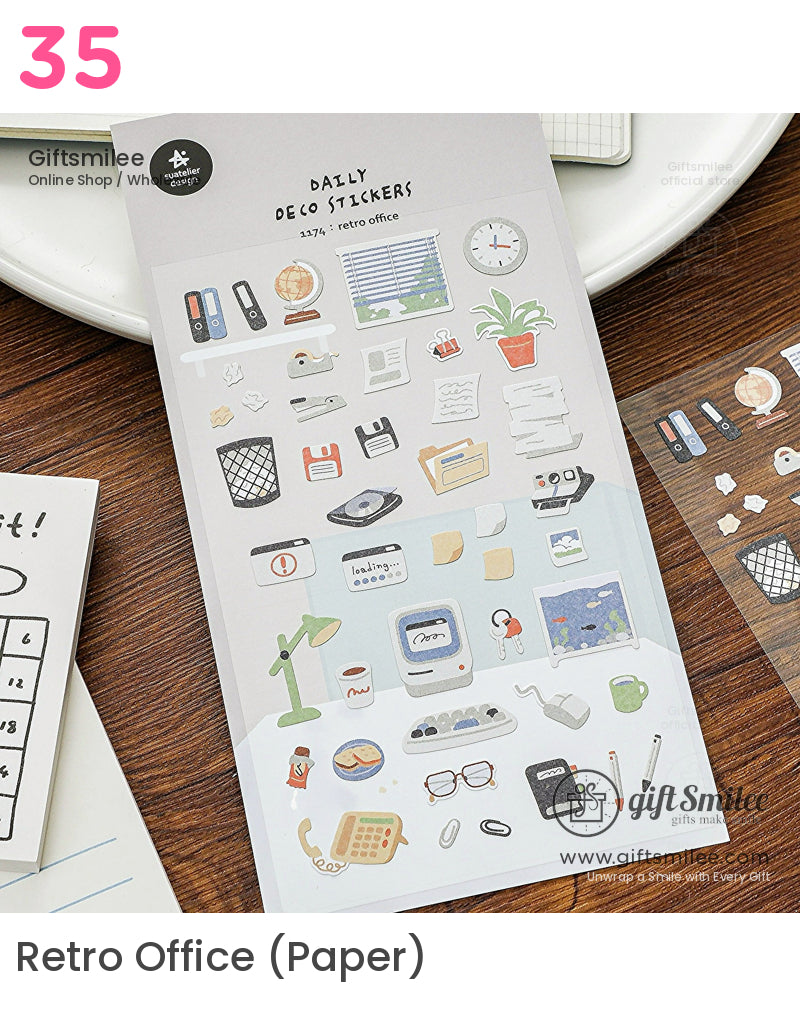 Epoxy Puffy Glossy 3D Sticker Sheet | KS-SA-4281