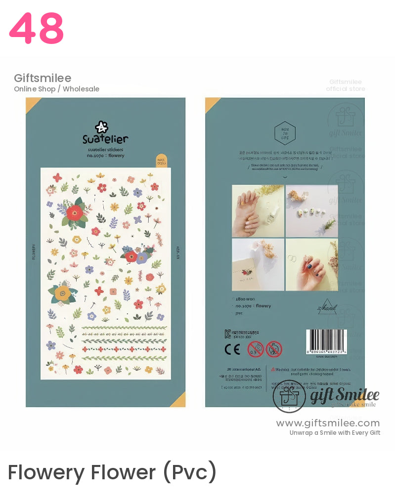 Epoxy Puffy Glossy 3D Sticker Sheet | KS-SA-4281