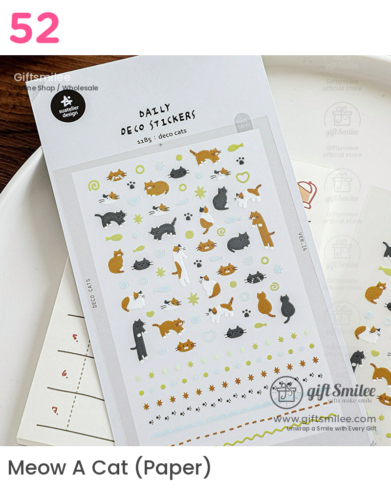 Epoxy Puffy Glossy 3D Sticker Sheet | KS-SA-4281