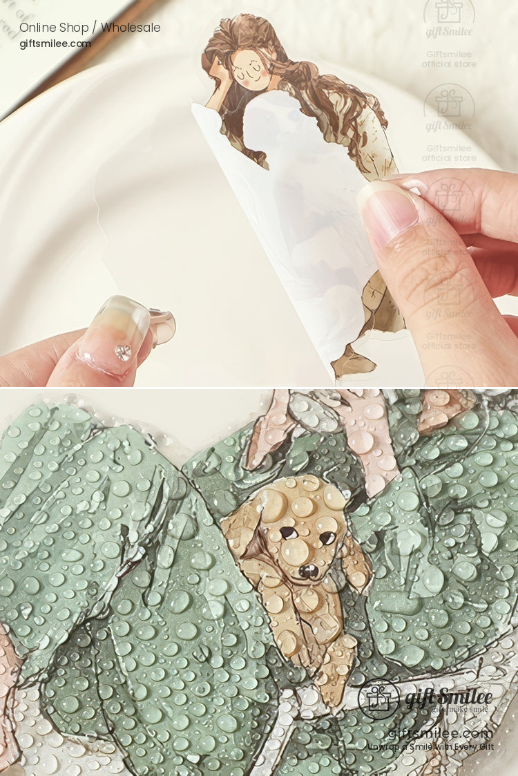 Waterproof Matte Vinyl 20-Piece Die-Cut Decorative Sticker Pack | KS-SA-4314