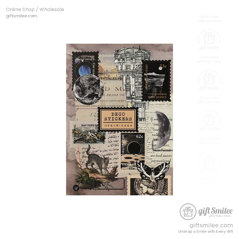 Translucent Vintage Botanicals Sticker Book | KS-SA-4318