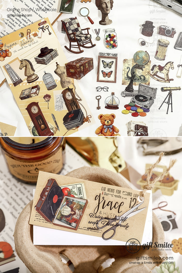 Matte Pet Die-Cut Decorative Sticker Set | KS-SA-4319