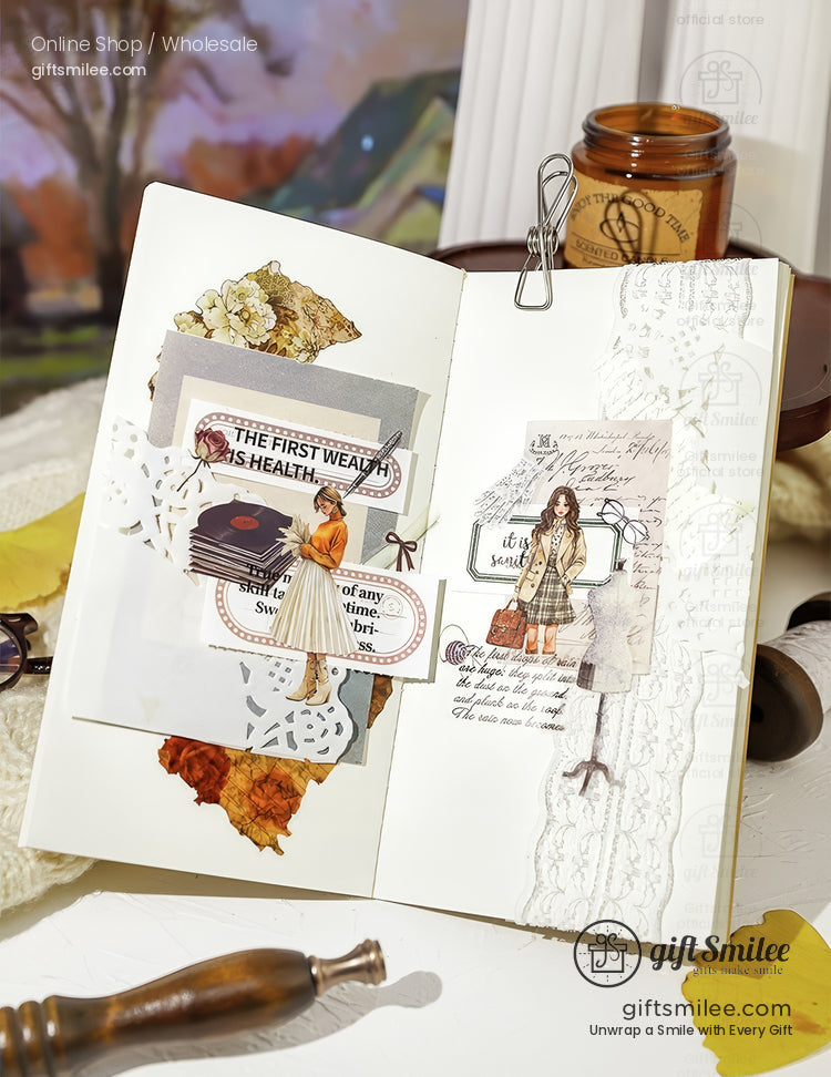 Matte Pet Die-Cut Decorative Sticker Set | KS-SA-4319