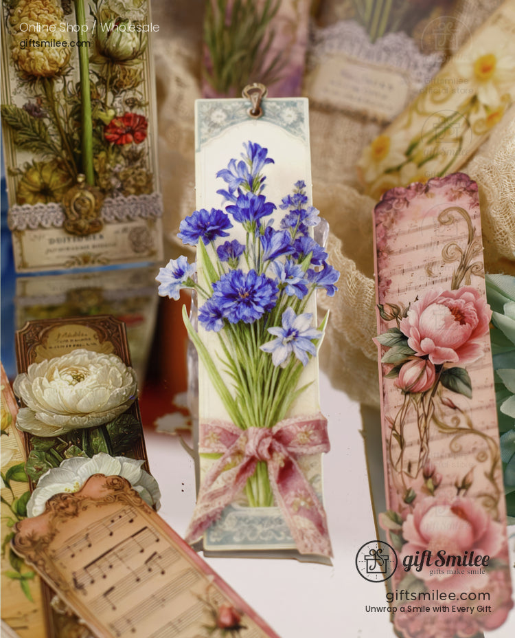 Vintage Botanical 3D Embossed Sticker Pack | KS-SA-4321