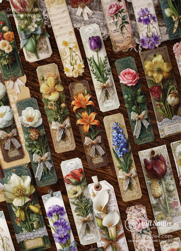 Vintage Botanical 3D Embossed Sticker Pack | KS-SA-4321