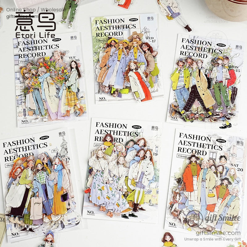 Fashion Characters Sticker Pack | KS-SA-4322