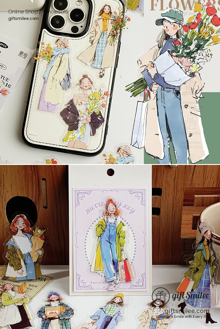 Fashion Characters Sticker Pack | KS-SA-4322