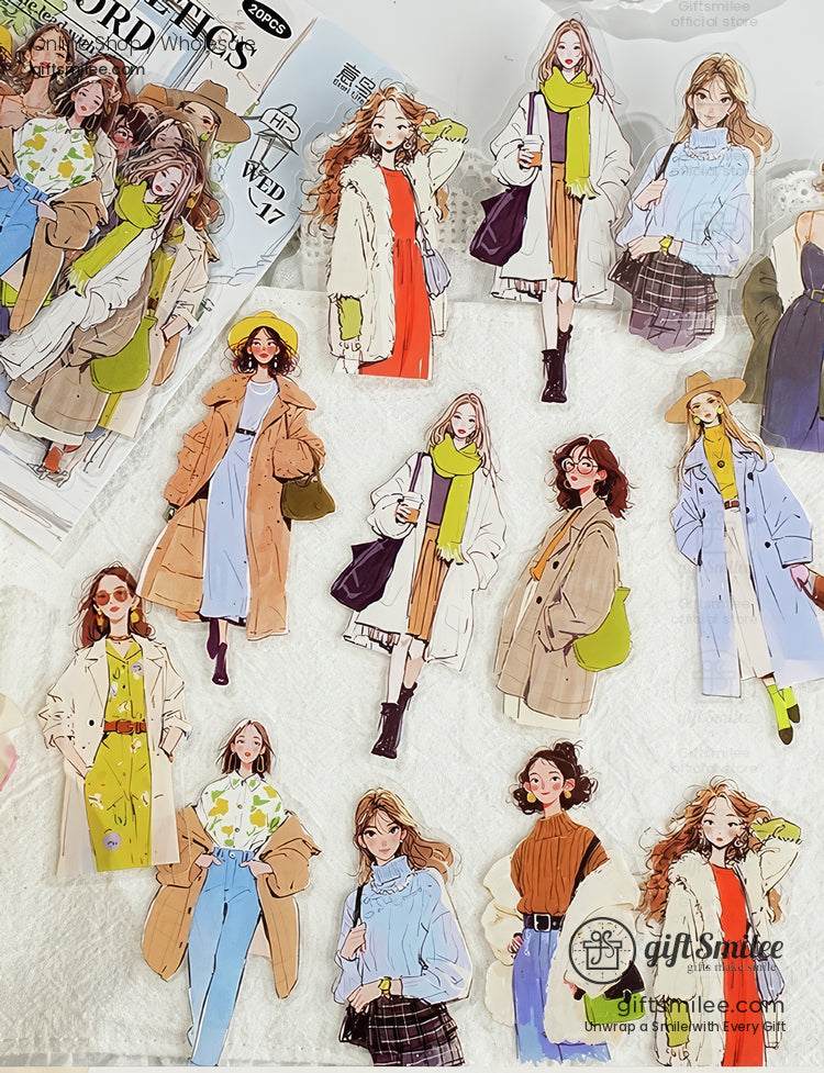 Fashion Characters Sticker Pack | KS-SA-4322