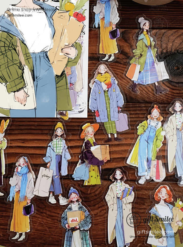 Fashion Characters Sticker Pack | KS-SA-4322