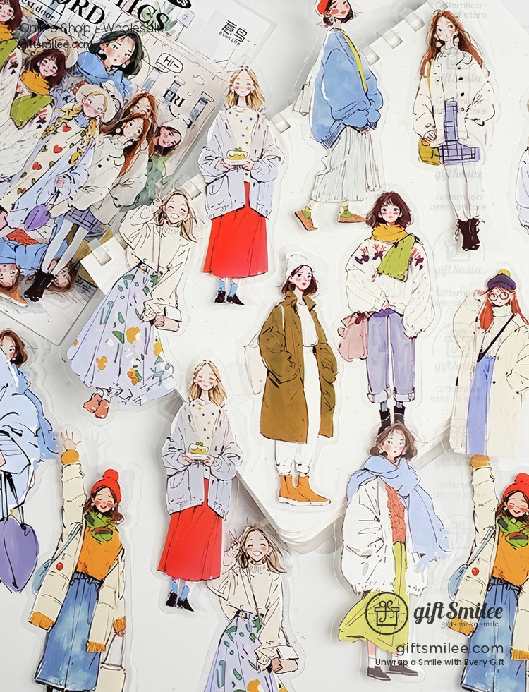 Fashion Characters Sticker Pack | KS-SA-4322