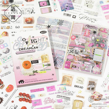 Die-Cut Pastel Holographic Sticker Book | KS-SA-4323